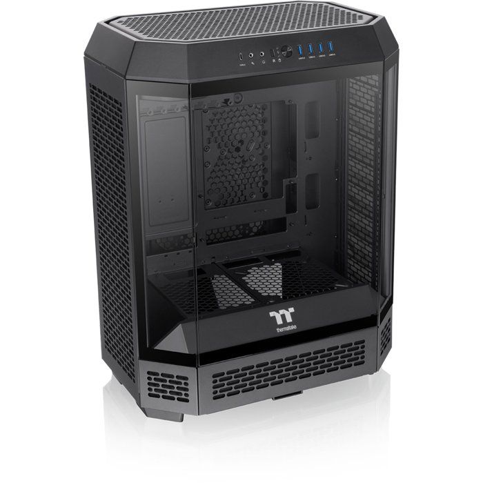 Корпус для ПК без блока питания - THERMALTAKE - The TOWER 600 - Средняя башня - Формат ATX - 2x140мм в комплекте - Черный