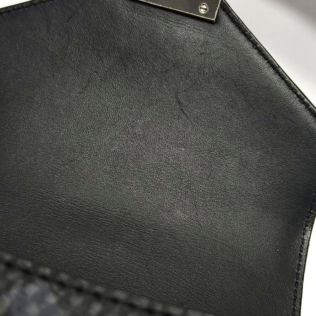 [Pre-Owned] Patricia Visetos Monogram Leather Saddle Bag - Very Good #2YEO7M