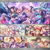 Игровой коврик для мыши BanG Dream, большой коврик для клавиатуры и стола, коврик для мыши с замшевой кромкой, нескользящий коврик