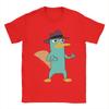 Men Agent Perry the Platypus T Shirts  Cotton Clothes Funny Short Sleeve Round Collar Tee Shirt 4XL 5XL T-Shirt