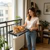 Cat Hammock Breathable Mesh Foldable Mat Folding Indoor Cat Window Perch For Kitten Small Medium Large Breed Indoor Home Bedroom