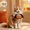 Lightweight Cat Collar Accessory Halloween Pet Charm, Plush Ghost Pumpkin Pendant, Soft Stuffed Small Costume Hanging Ornament for Cats, Dogs,