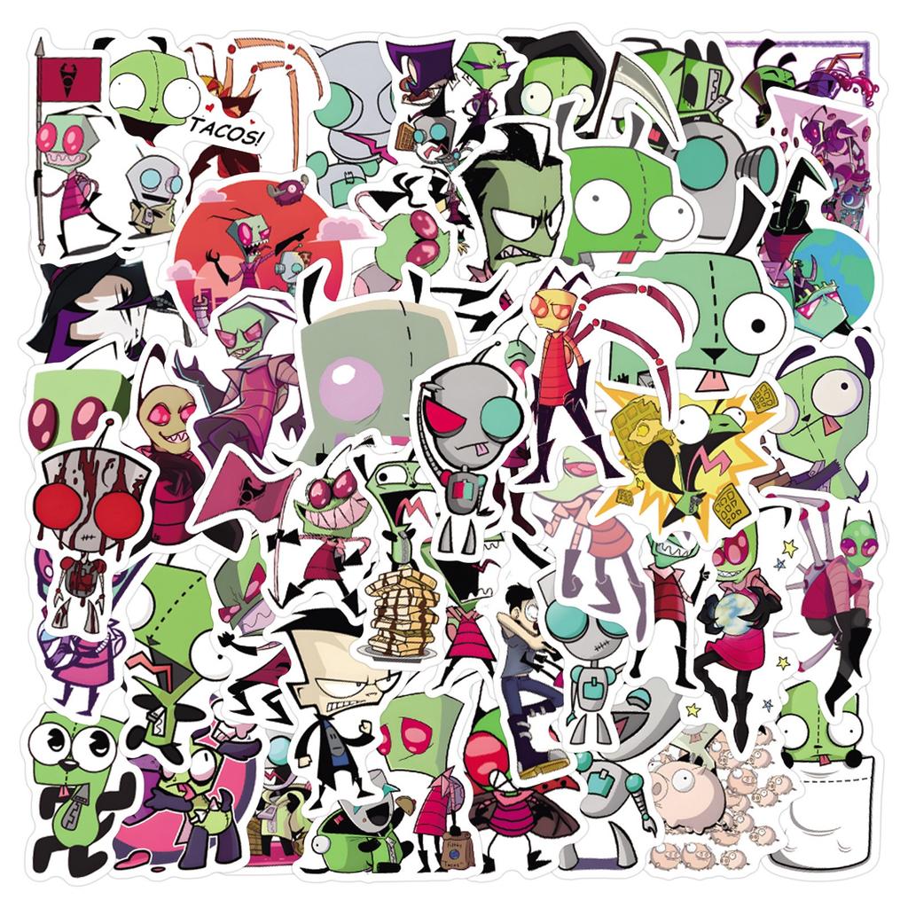 55 Pieces Graffit Stickers To Decorate Laptop Luggage Stickers