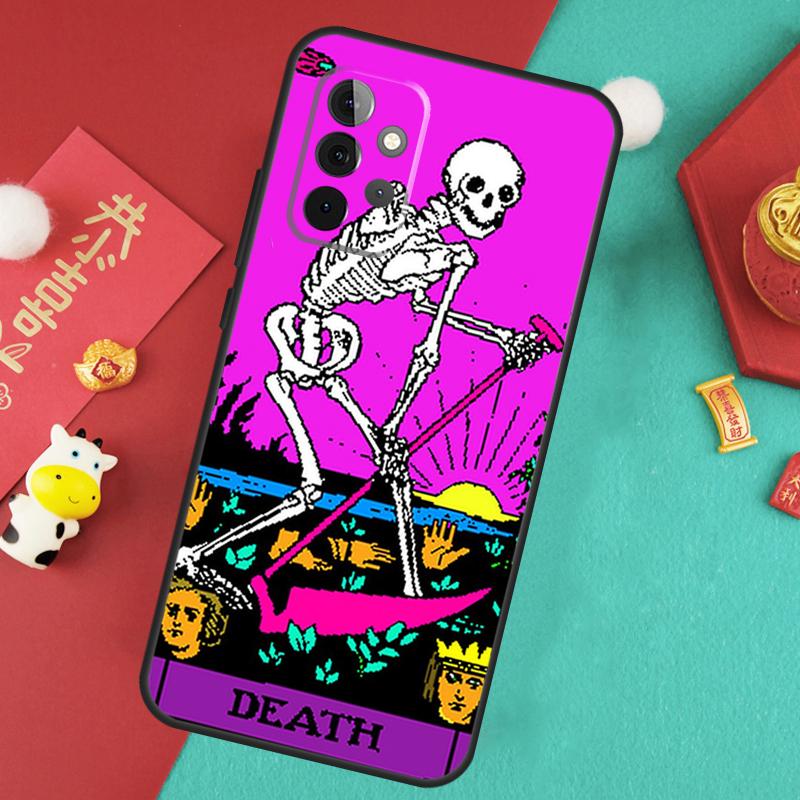 moon Tarot Mystery totem Case For Samsung Galaxy A16 A17 A54 A34 A14 A15 A35 A55 A52 A12 A32 A13 A33 A53 A26 A36 A56