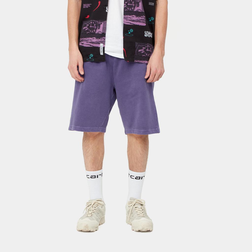Carhartt WIP SS22 Шорты-свитшот Nelson Мужские шорты Фиолетовый I030130-0NR-XX