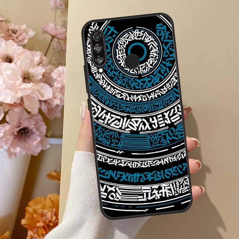 Чехол Pokras Lampas Art Graffiti для Huawei Nova 10 SE 9 3i 7i 8i 11i 12i Y73 Y90 Y70 Y72 Y61 Y91 P60 Pro P40 P30 Lite