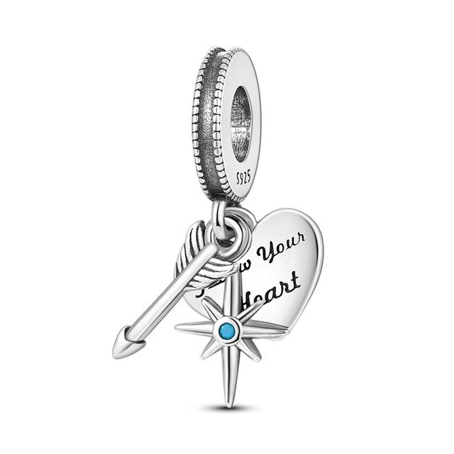 Очаровательные ювелирные изделия, модная шапка из стерлингового серебра 925 пробы с кроликом, подвеска из бисера, подходит для браслета для женщин, ювелирные изделия своими руками