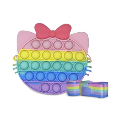 Игрушки Цветная Круглая Сумка на Плечо