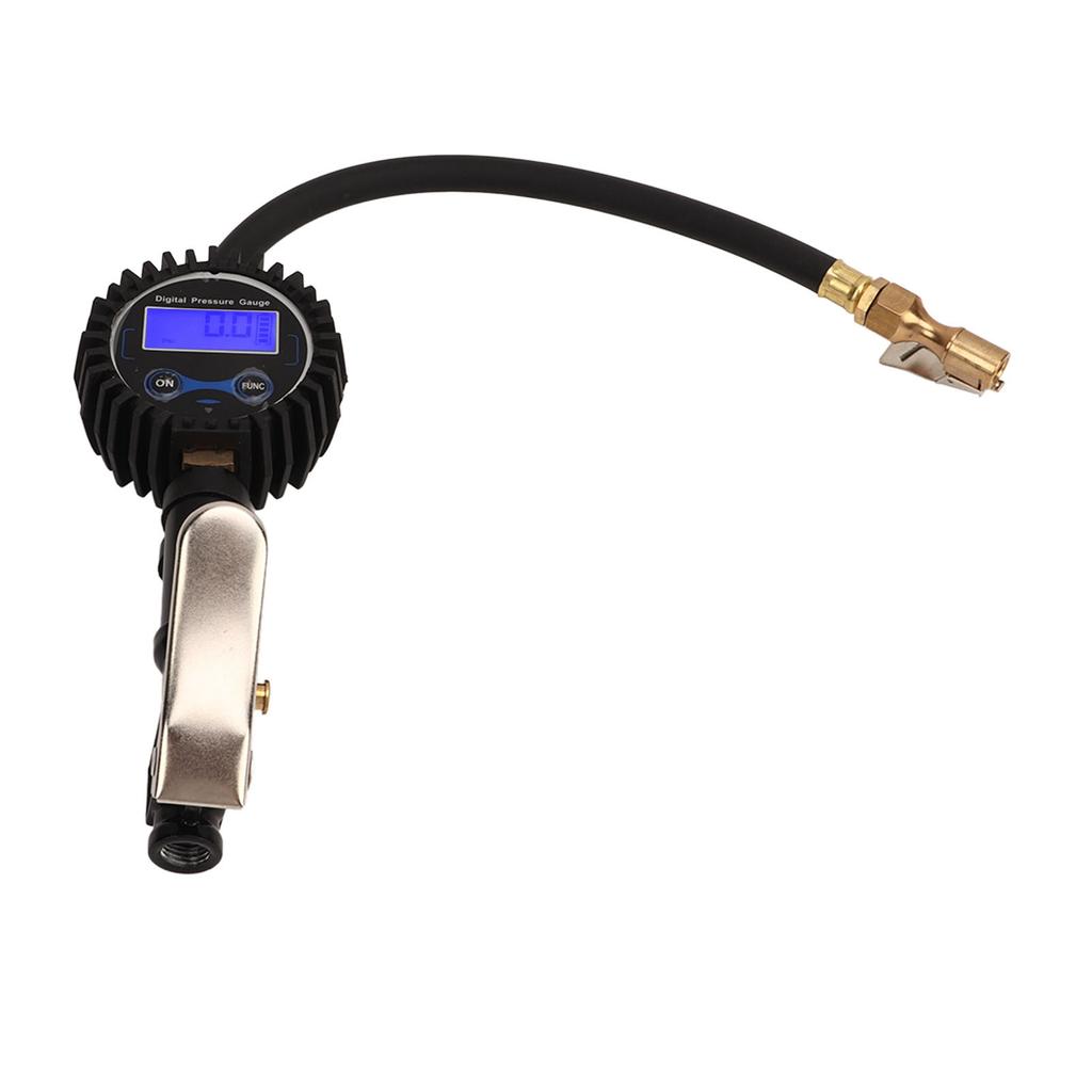 Digital Tire Inflator Tire Pressure Gauge with Digital Display 1 4 Inch Input NPT Quick Connector