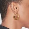 Dior 30 Montaigne Hoop Earrings Vintage Gold Women earrings E1285MTGMT-D907