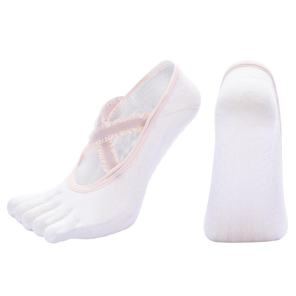 Breathable Pilates Socks Lace Bandage Fitness Socks Fashion Non-Slip Socks Pilates Studio