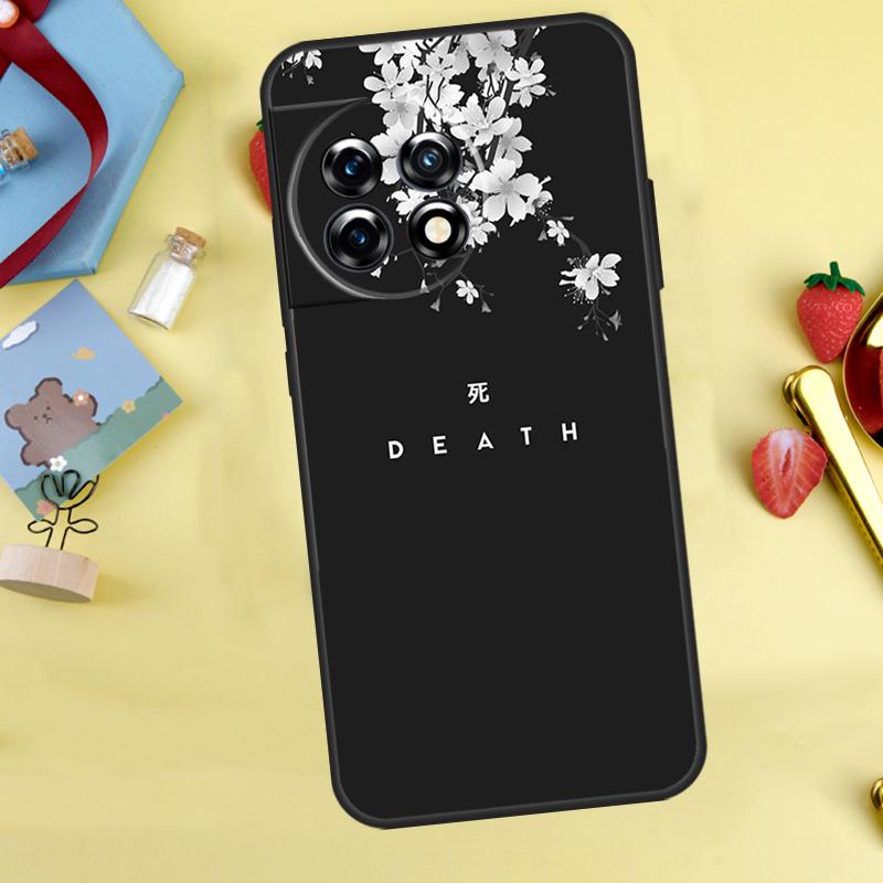 Life With Death Case For OnePlus 15 13 13R 13T 12 12R 11 10 9 10R 10T 8T Nord 5 CE 4 2 3 Lite N20 N30 Cover