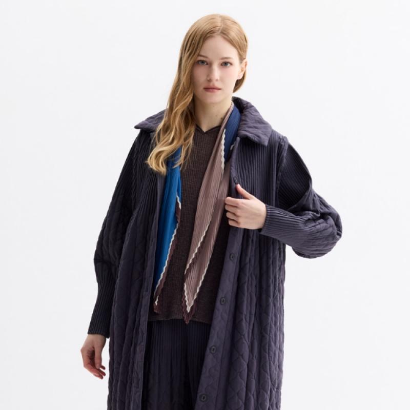 Pleats Me Diamond Color Block Scarf Epscw225003