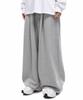 ANOTHER ARCHIVE Single-Pleat Wide Balloon Sweatpants_Gray