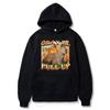 Funny Ok I Pull Up Capybara Print Hoodie Men's Fashion Casual Oversized Hooded Sweatshirts Gothic Pullovers Clothes for Teens