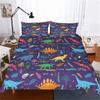 Милый динозавр Древнее животное Удобный пододеяльник Наволочка Постельный комплект Украшение детской спальни Домашний текстиль