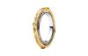 Pandora Sterling Silver 14K Gold Plated, Cubic Zirconia Rings Women's Gold 163136C01