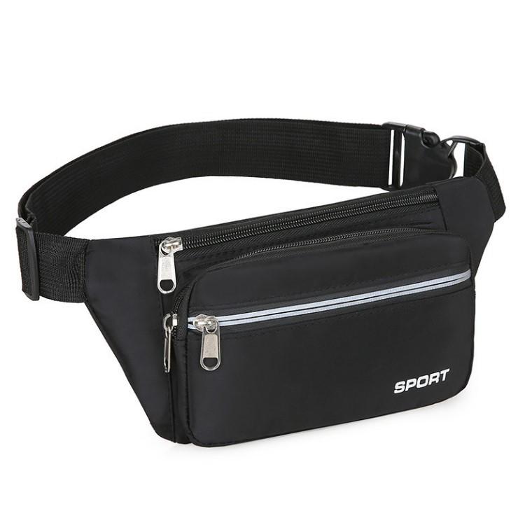 Unisex Waterproof Multi-pocket Waist Bag - Durable Mobile Phone Fanny Pack
