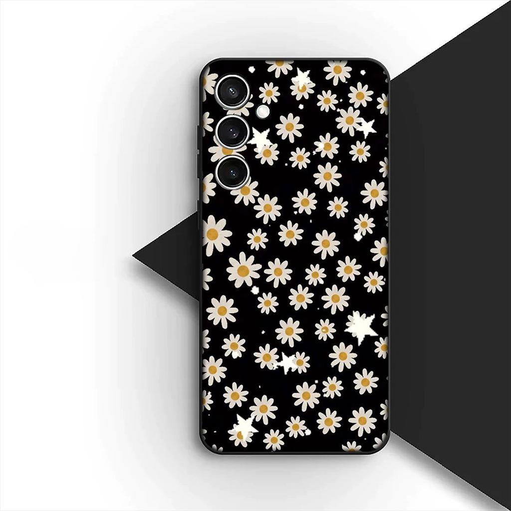 for Samsung Galaxy A35 A36 A55 A26 A05 A06 A14 A50 A51 A53 A54 A12 A13 A23 Phone Cover Case Fresh Little Daisy Flower Wallpaper