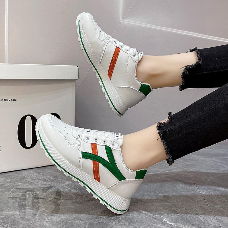 Женская обувь Весенне-осенняя повседневная обувь Модная обувь Студенческая одинарная обувь Спортивная обувь Нескользящие легкие туфли Forrest Gump