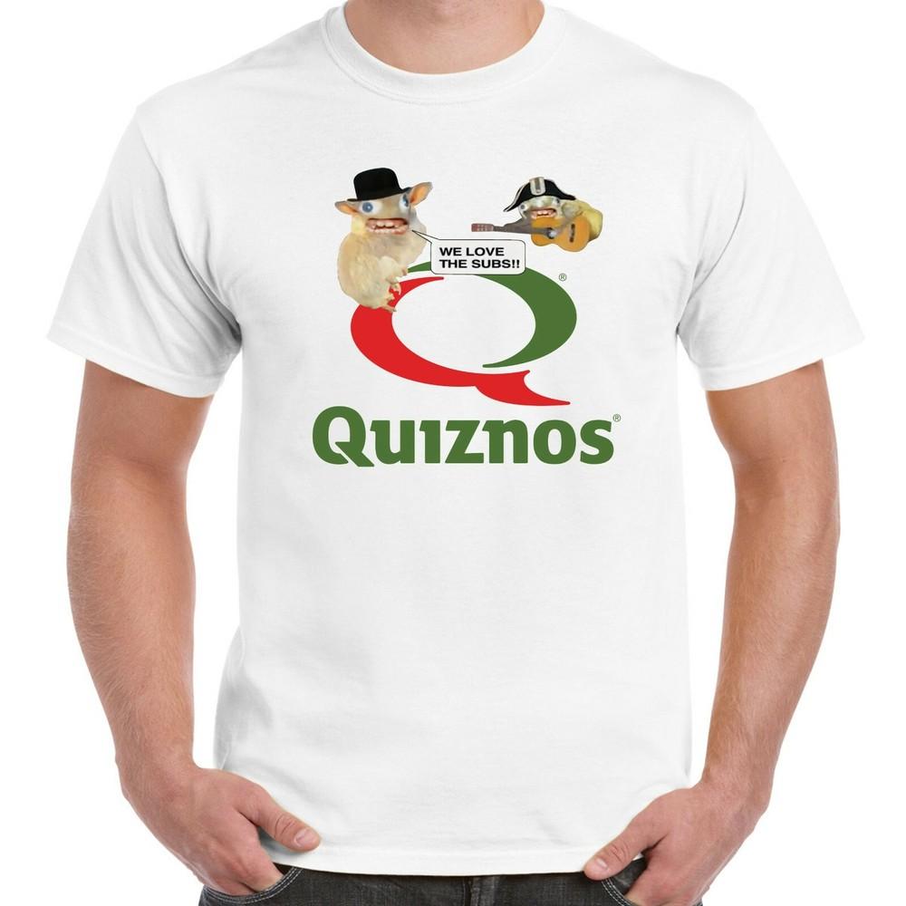 Футболка Quiznos - Футболка Quiznos с мертвыми хомяками - Прекратившая существование сеть сэндвичей