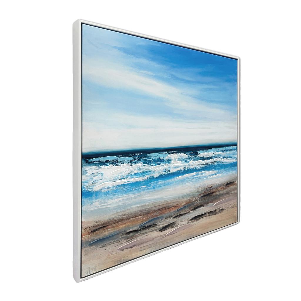 Joanne Last All About The Sea Framed Canvas Print
