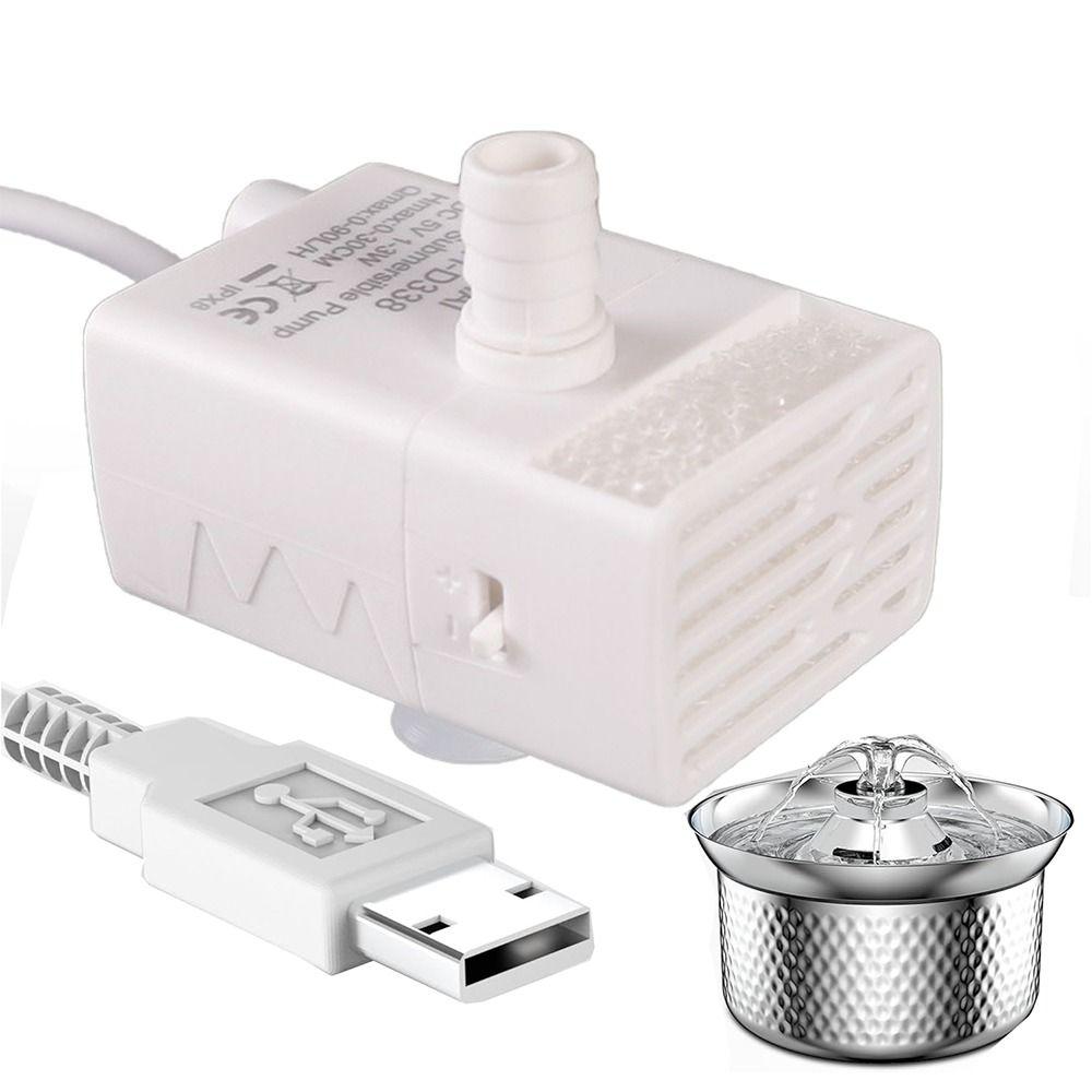 3 присоски Поилка для домашних животных Насос для фонтанчика с водой Ультратихий Запасной насос для фонтанчика с водой Дом