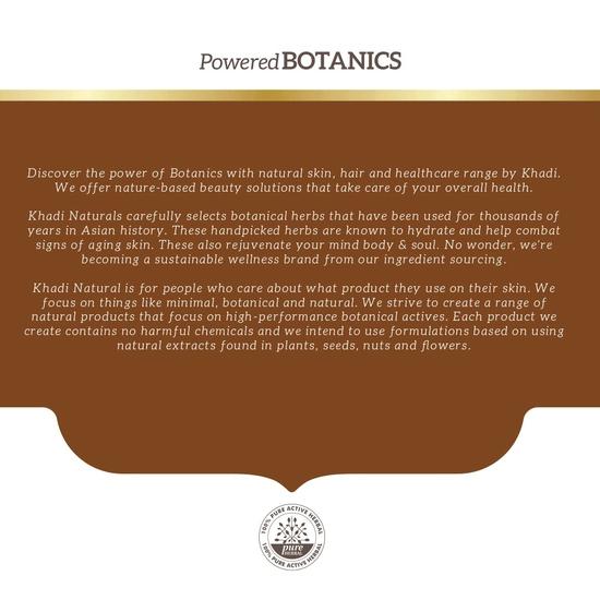 KHADI NATURAL Кондиционер для волос Powered Botanics Moroccan Argan Oil | Превосходный уход за волосами | Естественно блестящие волосы | Подходит для всех типов волос | 310 мл