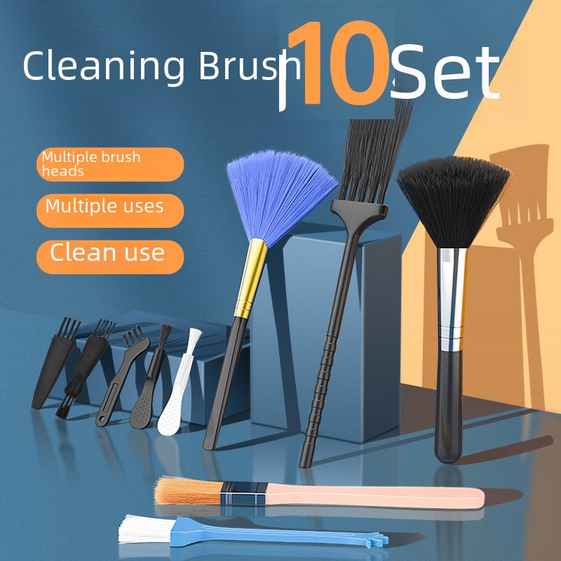 Набор щеток для чистки щелей клавиатуры ноутбука - 10 шт. Многофункциональный инструмент для удаления пыли с мягкой щетиной