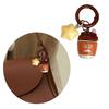 Stylish Star Coffee Keyring Resin and Iron Keychain Pendant Hanging Ornament Decor for Bags and Keys Decorations