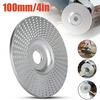 2Pcs 100mm & 3.3'' Carbide Wood Sanding Carving Shaping Disc for Angle Grinder Grinding Wheel