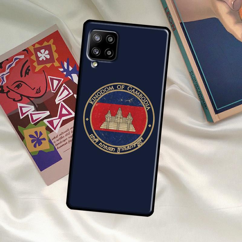 Чехол Флаг Камбоджи для Samsung Galaxy A52 A32 A12 A33 A06 A16 A26 A36 A56 A15 A53 A13 A34 A54 A14 A35 A55