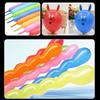 Qingwei Balloon Set of 50 Non-Toxic Thickened Cartoon Mixed Colorful Birthday Decorative Balloons for Kids