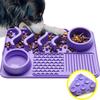 Dog Licking Mat Pet Slow Food Bowl Cat Dish Pad Anti-Choking Non-Slip Slow Feeder Soft Texture Dog Dish Pad Pet Dog Supply