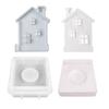 Castle House Candlesticks Resins Moulds Snow House Candle Holder Silicone Molds DIY Castings Moulds for Home Decorations