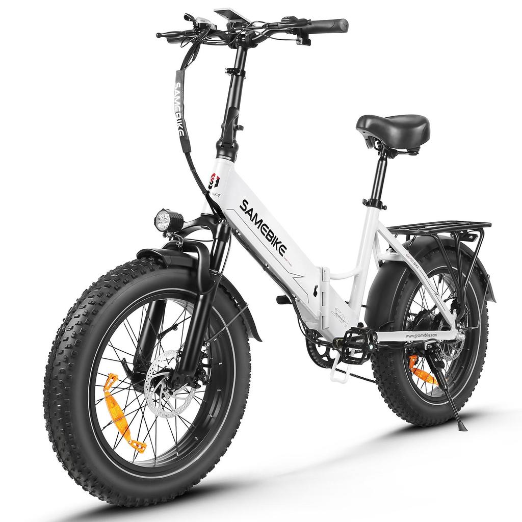 Складной электровелосипед SAMEBIKE LOTDM200-II, 20-дюймовый городской электровелосипед для взрослых, двигатель 750 Вт, аккумулятор 48 В 13 Ач