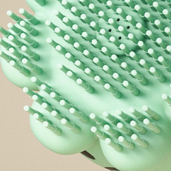 Щетка для ухода за собаками, дизайн «Осьминог», щетка для купания домашних животных, силиконовая щетка для душа для собак, успокаивающая массажная расческа для собак и кошек с длинной или короткой шерстью