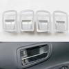 ABS Chrome For Mitsubishi Outlander 3 2013- Interior Door Handle Bowl Trim Cover Trim Sticker Decoration