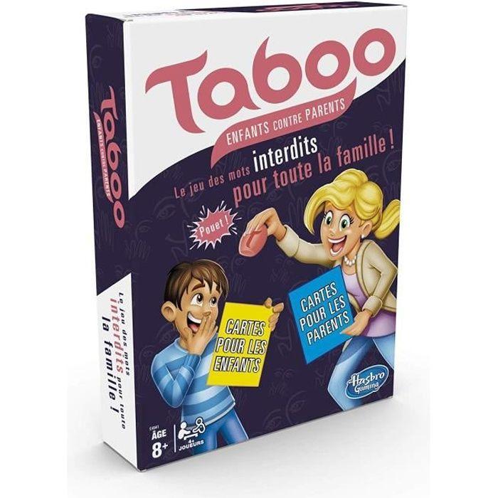 TABOO Enfants contre Parents, Jeu de societe de reflexion, Jeu de plateau pour la famille Version francaise
