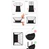 Rabbit Hay Feeder Metal Rabbit Hay Rack Foldable Feed Storage With Hook Metal Frame Hay Feeder for Pet Hutch Wall Feeding