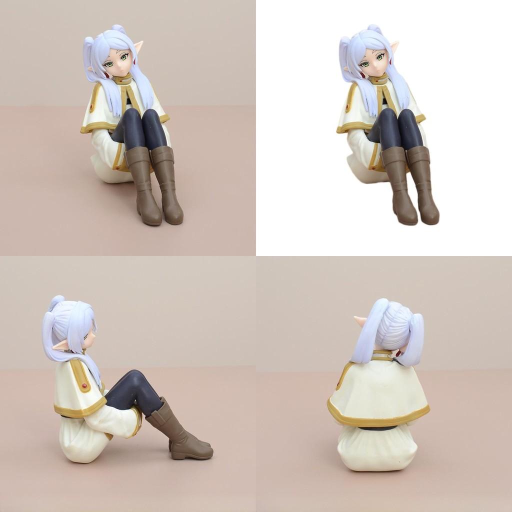 Путешествия Фрирен За Пределами Конца ПВХ Сидящая Модель Украшение для Домашнего Декора Офиса