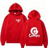 Autumn Men's Women's Hoodies Cookies Letter Printing Unisex Fashion Pullover Long Sleeves Loose Casual Vintage Sweatshirts
