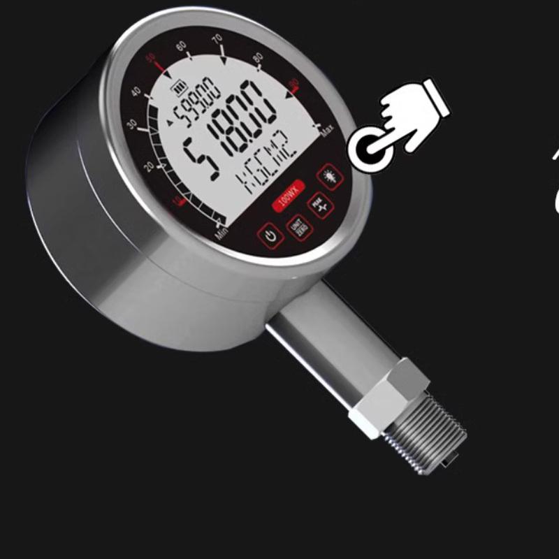 Digital Pressure Gauge Shock Resistant High-Precision Water Pressure Hydraulic Pressure Vacuum Absolute Pressure Gauge
