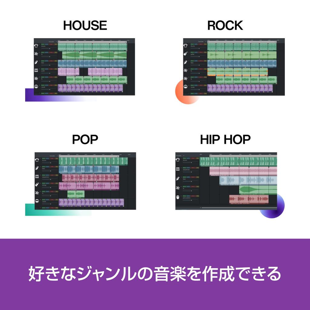 Sourcenext MUSIC MAKER 2023 PREMIUM (Previous Version) Music Composition Software Windows Compatible