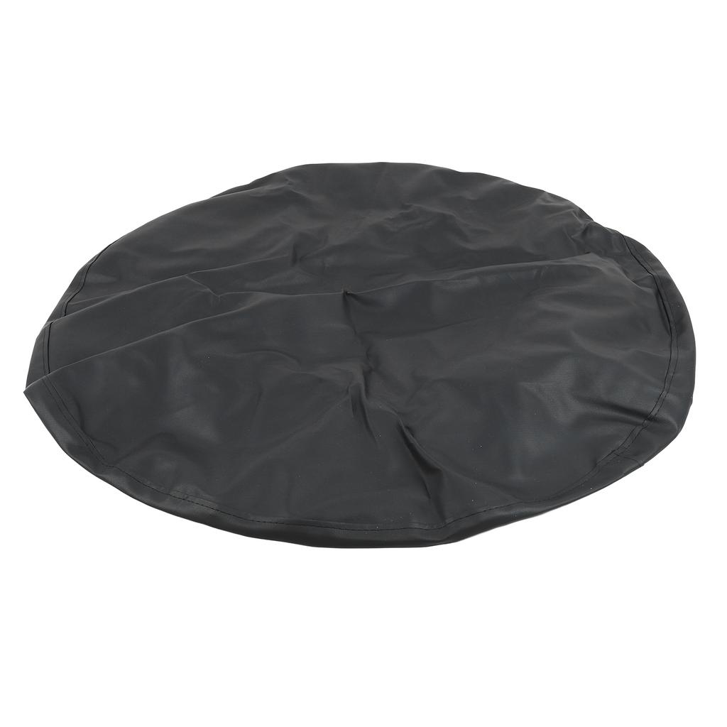 15-дюймовый Защитный чехол для шин Кожа ПВХ Водонепроницаемый Износостойкий Черный Чехол для запасного колеса для большинства автомобилей