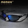 Поляризационные солнцезащитные очки с цветной пленкой, брендовый дизайн, спортивные велосипедные очки UV400, очки для вождения