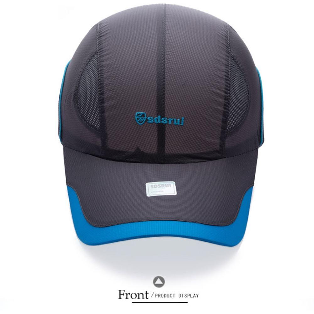 Дышащая кепка-козырек от солнца Быстросохнущая шляпа для альпинизма Модная кепка с защитой от УФ-лучей Унисекс