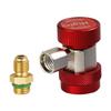 1Pc Adjustable Quick Connector R134a For Automotive Air Conditioning Liquid A/C High And Low Pressure Refrigerant Conversion