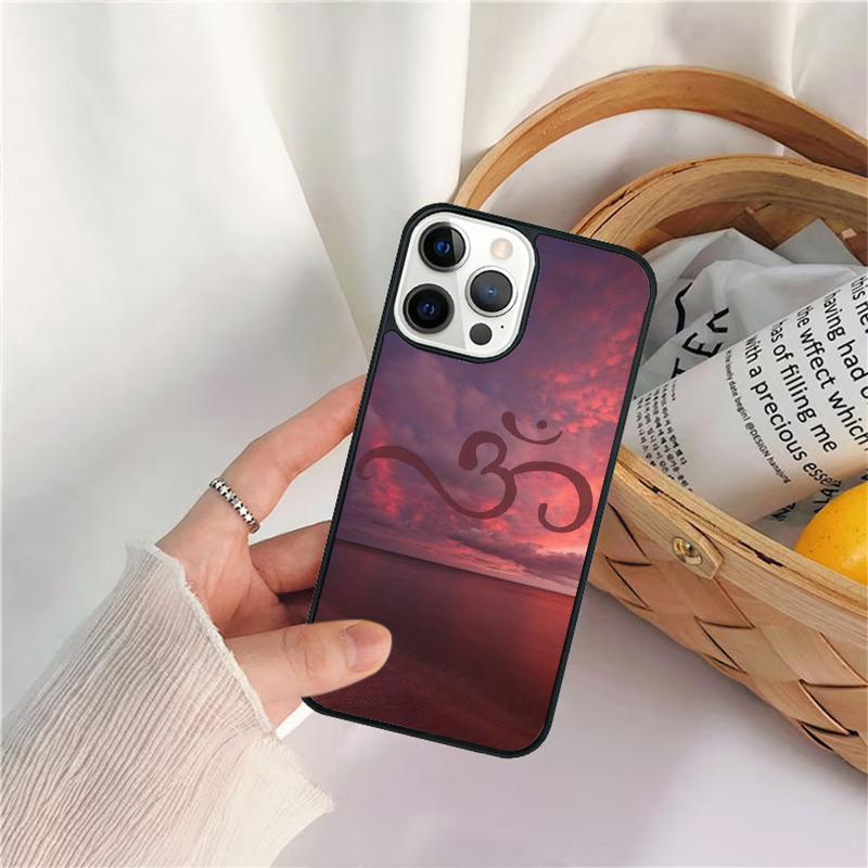 Aum om Намасте Символ Дзен Йога Чехол для телефона Для iPhone 17 Air 16 15 14 11 12 13 Pro MAX Plus coque Чехол Оболочка