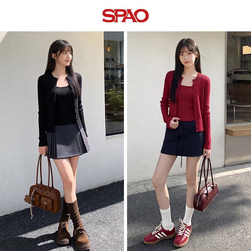 Корейский вязаный комплект из двух предметов SPAO